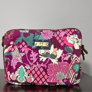 Maaji‎ Large Cosmetic Make-up Travel Bag - 2 Zipper Compartments VGUC
